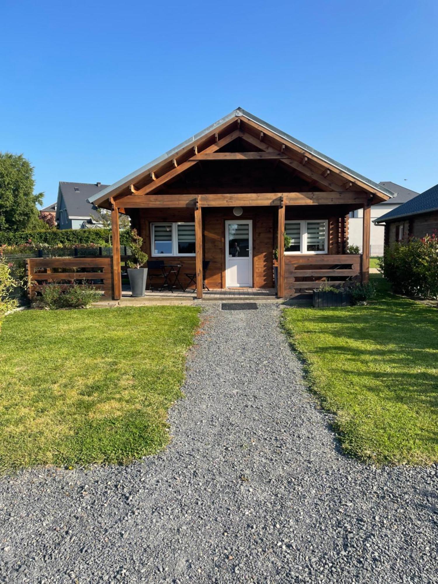 Le Chalet De Vacances Hermival-les-Vaux Exterior foto
